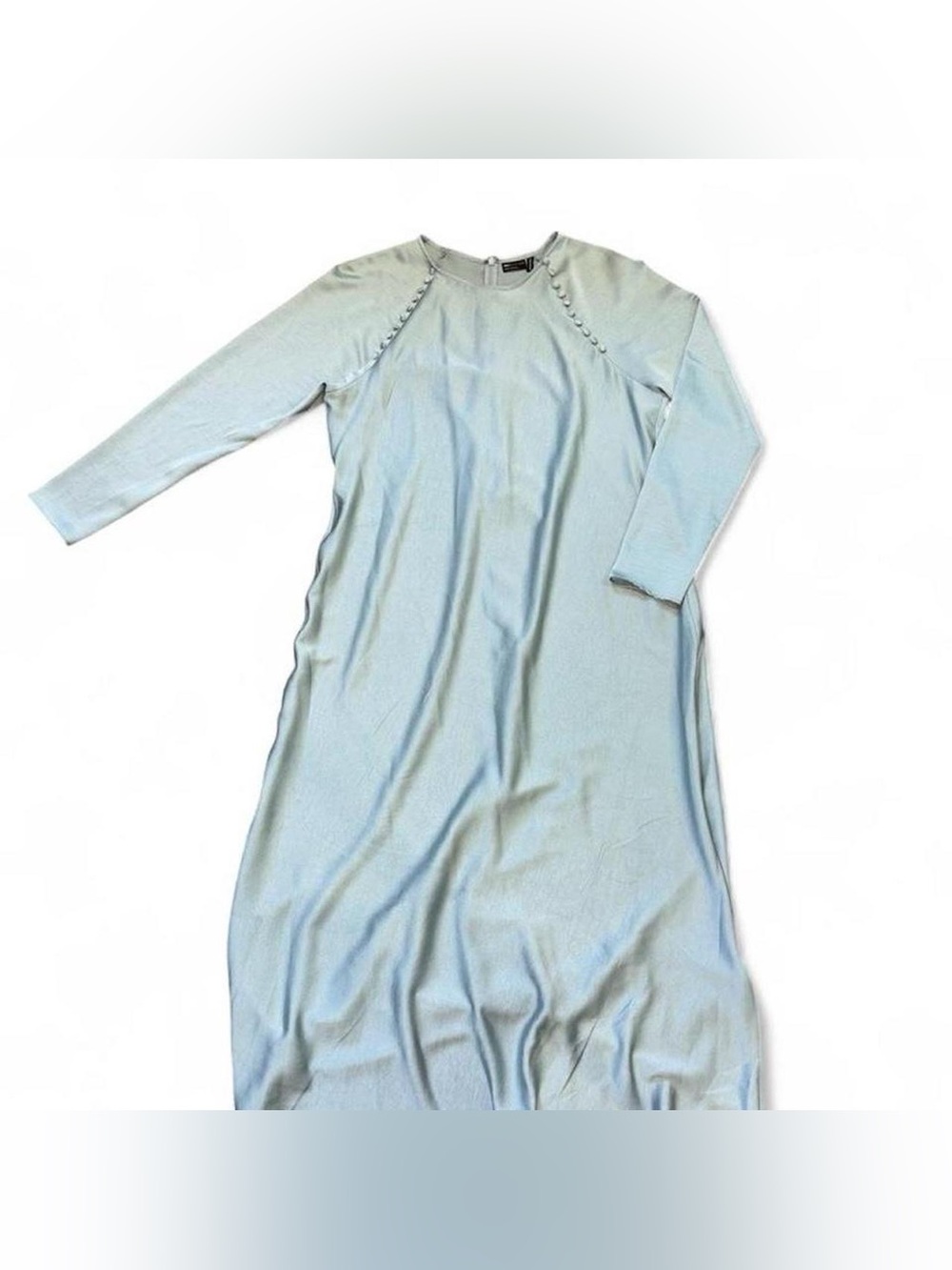 ASOS Satin Button Detailed Maxi Dress with a “biased" cut! - Picture 3 of 9
